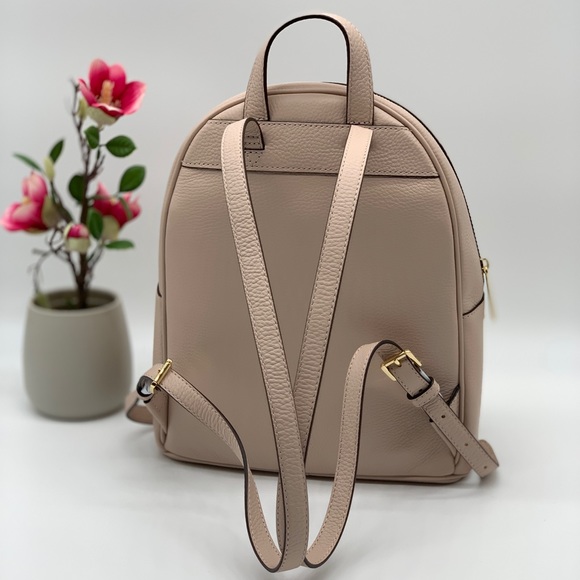 Michael Kors Abbey Medium Pebbled Leather Backpack - Picture 3 of 8